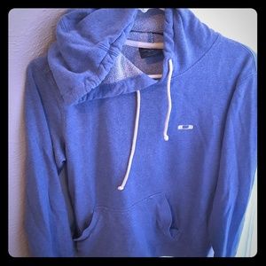 Oakley Small Blue Hoodie Sweatshirt Coat